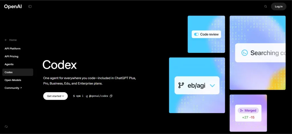 ai untuk coding: open ai codex